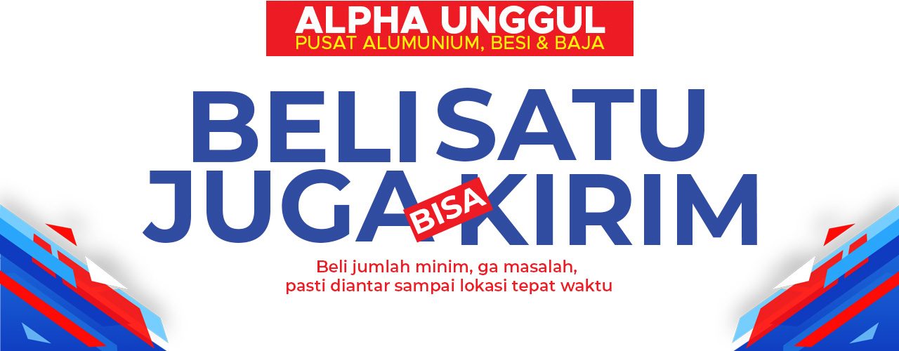 POSTER BELI SATU JUGA KIRIM BAJA RINGAN MERAH BIRU
